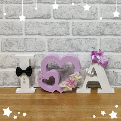 結愛mama様ご確認用／イニシャルオブジェ・ウェルカムオブジェ♡ラプンツェル 結愛mama様ご確認用／イニシャルオブジェ・ウェルカムオブジェ