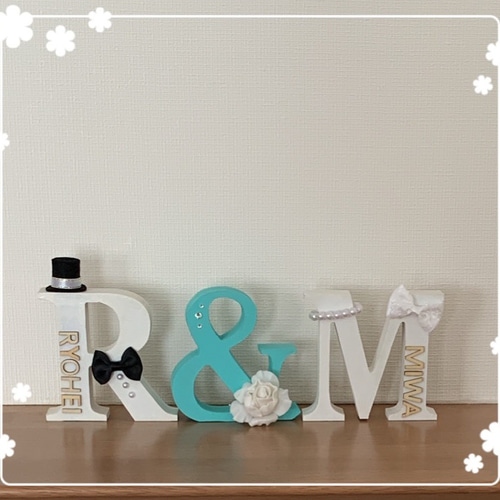 鈴蘭様確認用♡ウエディングバージョン・イニシャルオブジェ shiiii818