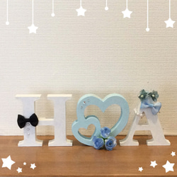 みゆ様確認用♡ラプンツェルカラー イニシャルオブジェ ラプンツェルカラー♡ウエディングバージョン・イニシャル