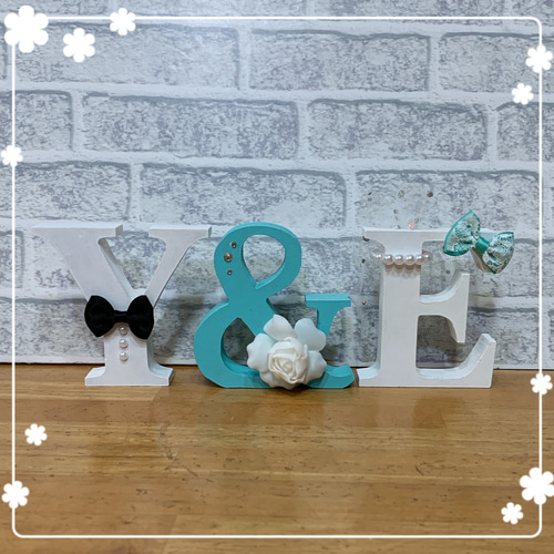 ウエディングバージョン♡イニシャルオブジェ☆オーダー受付中 その他