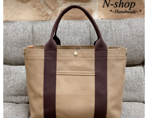 ハンドメイド、トートバック、帆布 ラウンド&ティアドロップ Amazon | 藍染帆布トートバッグ（群雲）阿波藍 トートバッグ