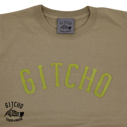 Moco moco Gitcho T-shirt-Sand Khaki 「夏　半袖」 5枚目の画像