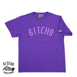 Moco moco Gitcho T-shirt-Violet 「夏　半袖」 1枚目の画像