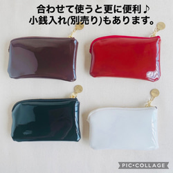 3way錢包Pochette Gloss black，用於智能手機，鑰匙和口紅 第10張的照片