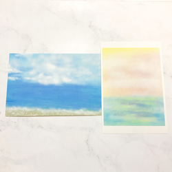 【太陽のイタズラ7種】ポストカード　はがき　キレイ　おしゃれ　紙　かわいい　インテリア　葉書　デザイン　青空　夕陽 6枚目の画像