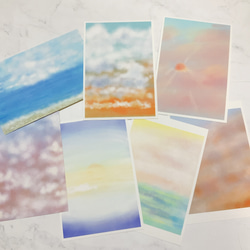 【太陽のイタズラ7種】ポストカード　はがき　キレイ　おしゃれ　紙　かわいい　インテリア　葉書　デザイン　青空　夕陽 8枚目の画像