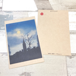 【7種の影セット】　クラフト　ポストカード　おしゃれ　紙　はがき　イラスト　インテリア　キレイ　デザイン　 2枚目の画像