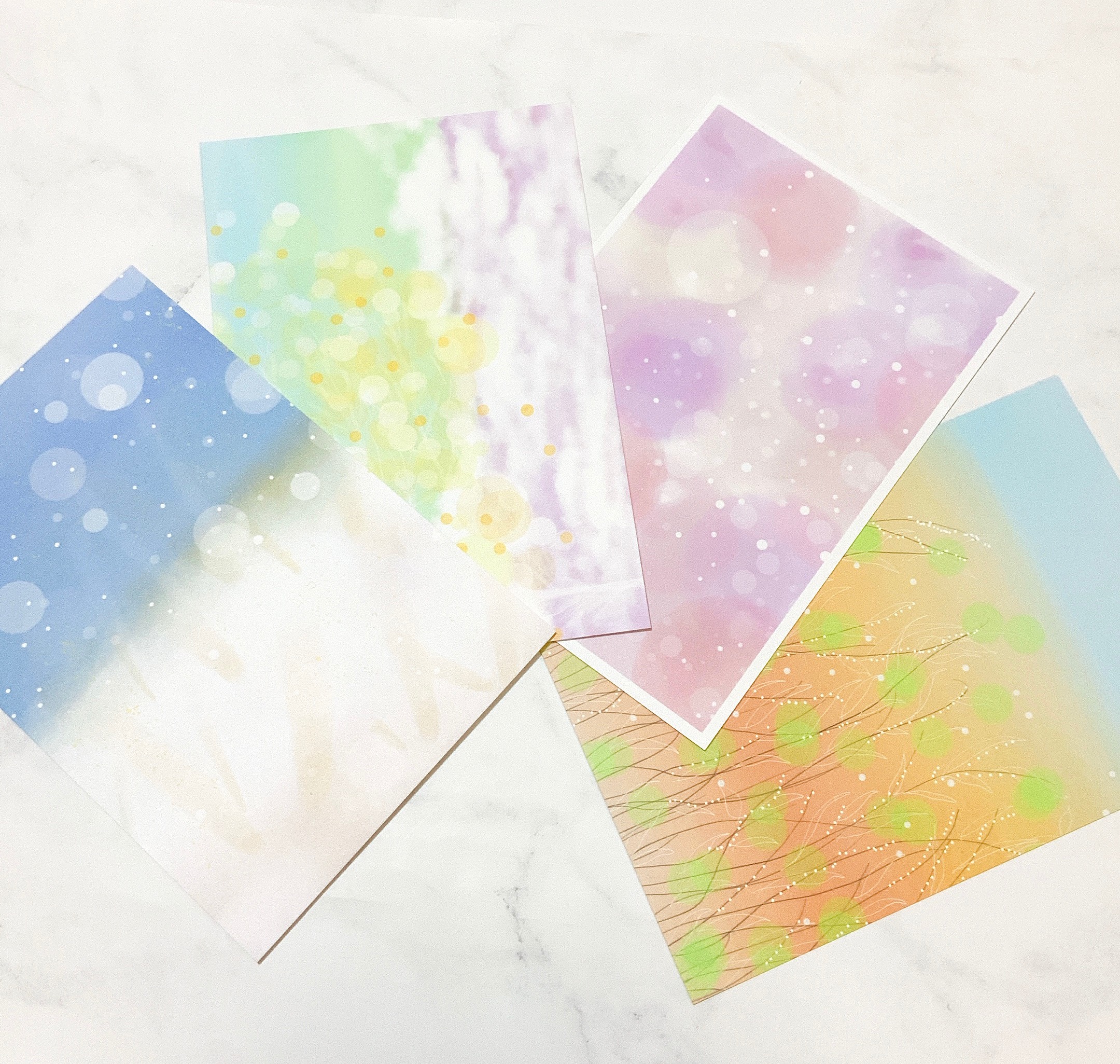 イラスト本 和音ハカ クリアポスター ポストカード 　紙袋 水色のバラ