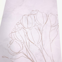 【チューリップ】5枚　トレーシングペーパー　お花　紙　おしゃれ　韓国風　包装紙　ラッピング　デザイン　文房具　おすすめ 4枚目の画像