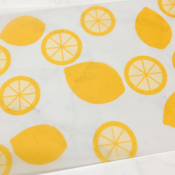 【レモン】5枚　トレーシングペーパー　かわいい　紙　デザイン　イラスト　果物　フルーツ　イエロー　黄色　オシャレ　 5枚目の画像