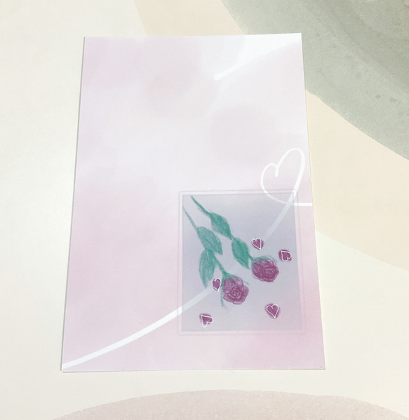 韓国　イラスト  ５枚セット　ポストカード　おしゃれ　インテリア 6枚目の画像