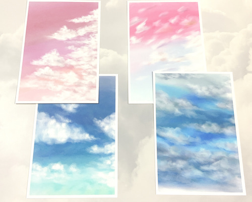 ♡希少♡ がんばれ元気　直筆背景画　フレーム入 okumono_heart253.png