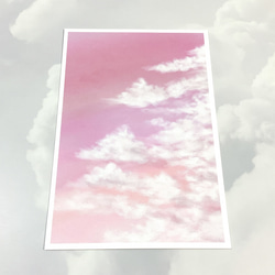 【夫婦】4枚　ポストカード　イラスト　記念日　デザイン  空　雲　かわいい　キレイ　おしゃれ　紙モノ 3枚目の画像