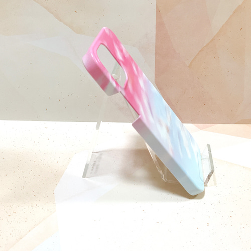 Society6  iPhoneケース  ピンク 太陽 雲 モダン 抽象的 ピンクと水色のキレイな空】iphoneケース スマホケース 雲 夕陽