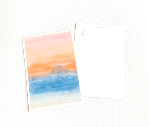 【富士と東京タワーセット】4枚　ポストカード　はがき　景色　デザイン　イラスト　アート　紙もの　紙　ペーパー　 2枚目の画像