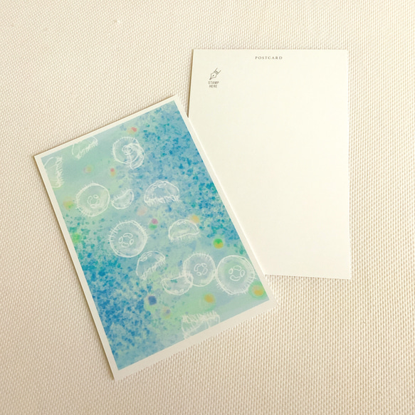 4枚セット　ポストカード　幻想　夏　季節　プレゼント　ギフト　文具　紙　 2枚目の画像