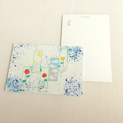 4枚セット　ポストカード　幻想　夏　季節　プレゼント　ギフト　文具　紙　 4枚目の画像