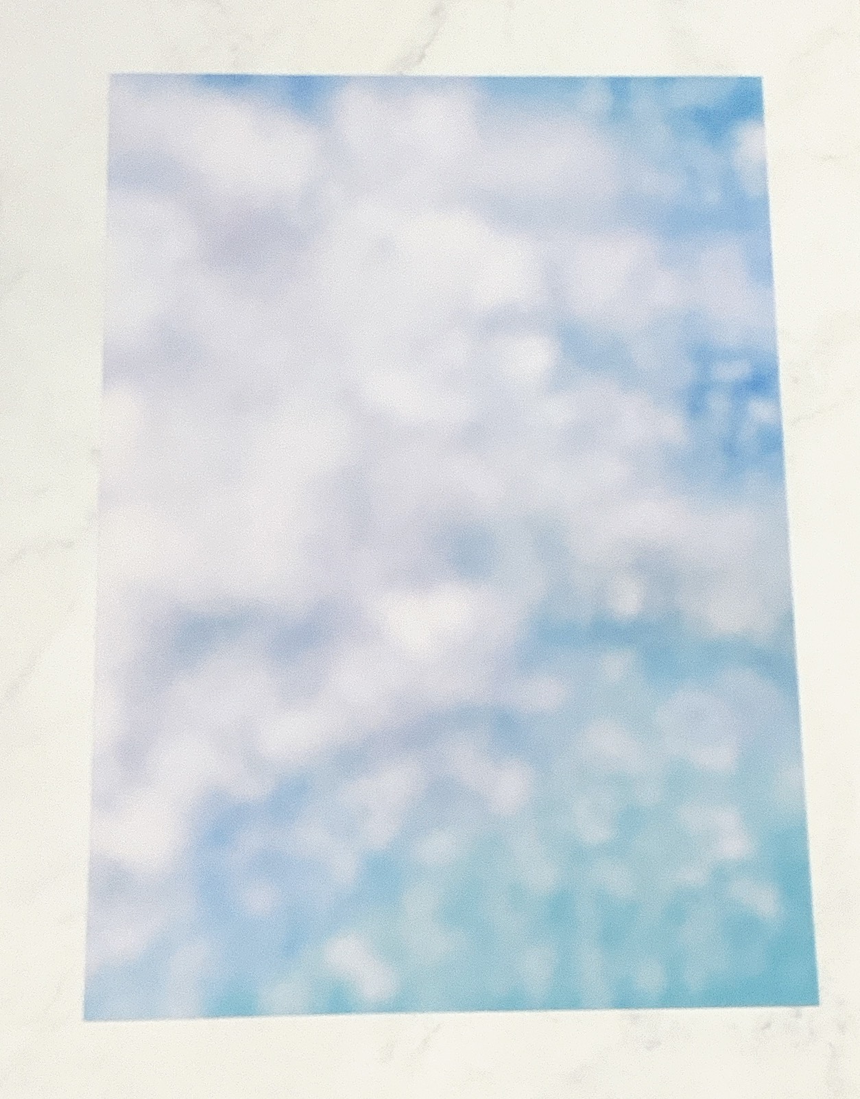 200万円です。雲の上の都市「イラスト絵画」A4サイズ のベクタ