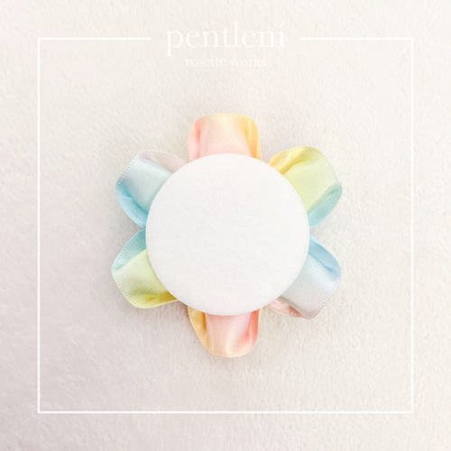 リボンとお花を詰め込んだ❁フェアリーロゼット 雑貨・その他