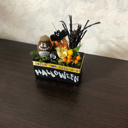 どんぐりアート☆ハロウィンブロックアレンジ Halloween 1枚目の画像