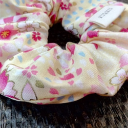 【馨"手作/cindy's hand made】大腸髮圈|和風/日式布花/純棉印花布 第3張的照片