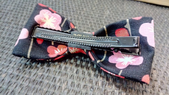 和風長夾|八股線|蝴蝶結/一字壓夾/日式花布/棉麻印花 第5張的照片