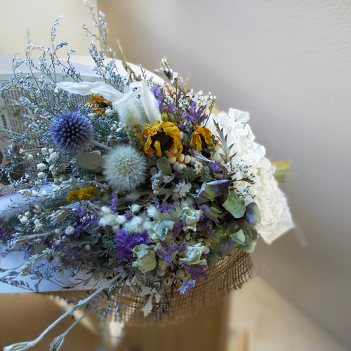 15.秋色紫陽花スワッグ 12.秋色紫陽花スワッグ