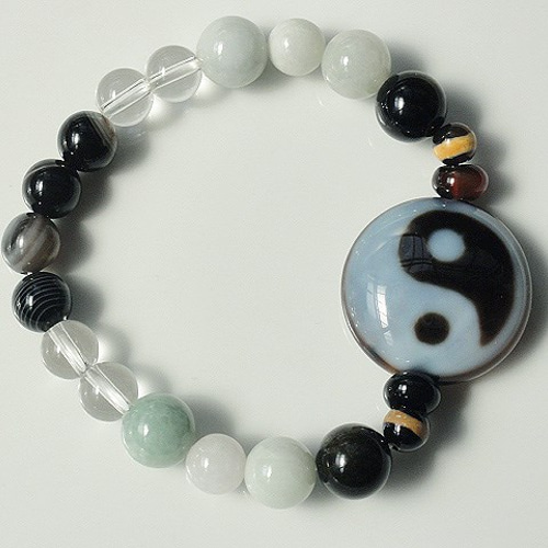 太極天珠【開光天珠】 ブレスレット 販売は終了しました 通販｜Creema  