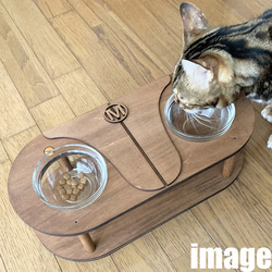 ★走走！ !!令人興奮的甲蟲飯桌★ 適合貓和狗...... 2 只動物的飯桌 第7張的照片