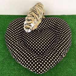 ★貓的愛是不可阻擋的★寵物用心形靠墊床[寵物床] 第4張的照片