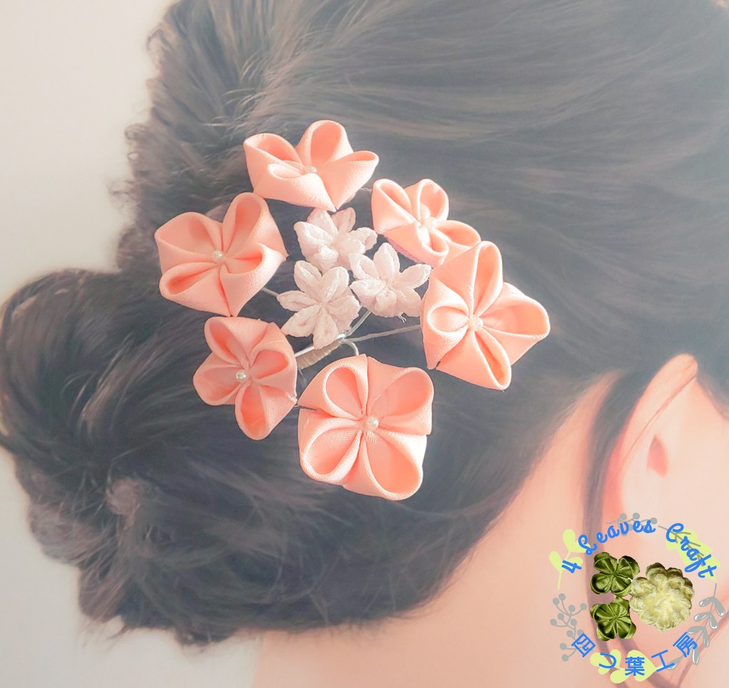 額紫陽花のかんざし