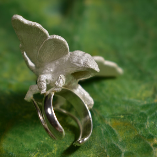 蚕のシルバーリング 指輪・リング ヰロハ 通販 7973178｜Creema