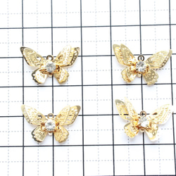 ゴールド蝶々チャームお値下げ 3枚目の画像