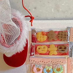 ミニチュアフード　クリスマスのお菓子セット 2枚目の画像