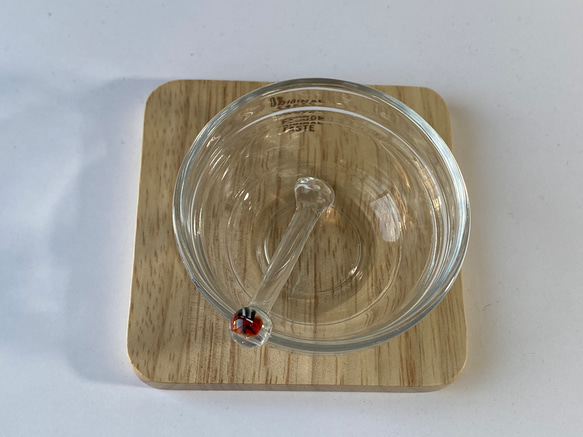 【再販】ガラスのてんとう虫のムリーニ・ミニスプーン 4枚目の画像