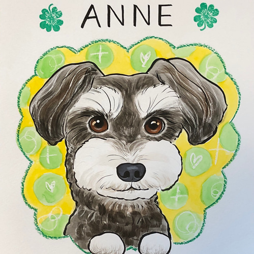 ♪ペット似顔絵♪優しいタッチでお描きします 絵画 shiroko 通販