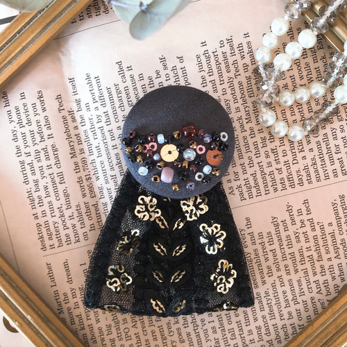 ハンドメイドポニーフック No.4