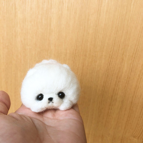 ポメラニアンの赤ちゃん♡伏せバージョン 羊毛フェルト REINA 通販