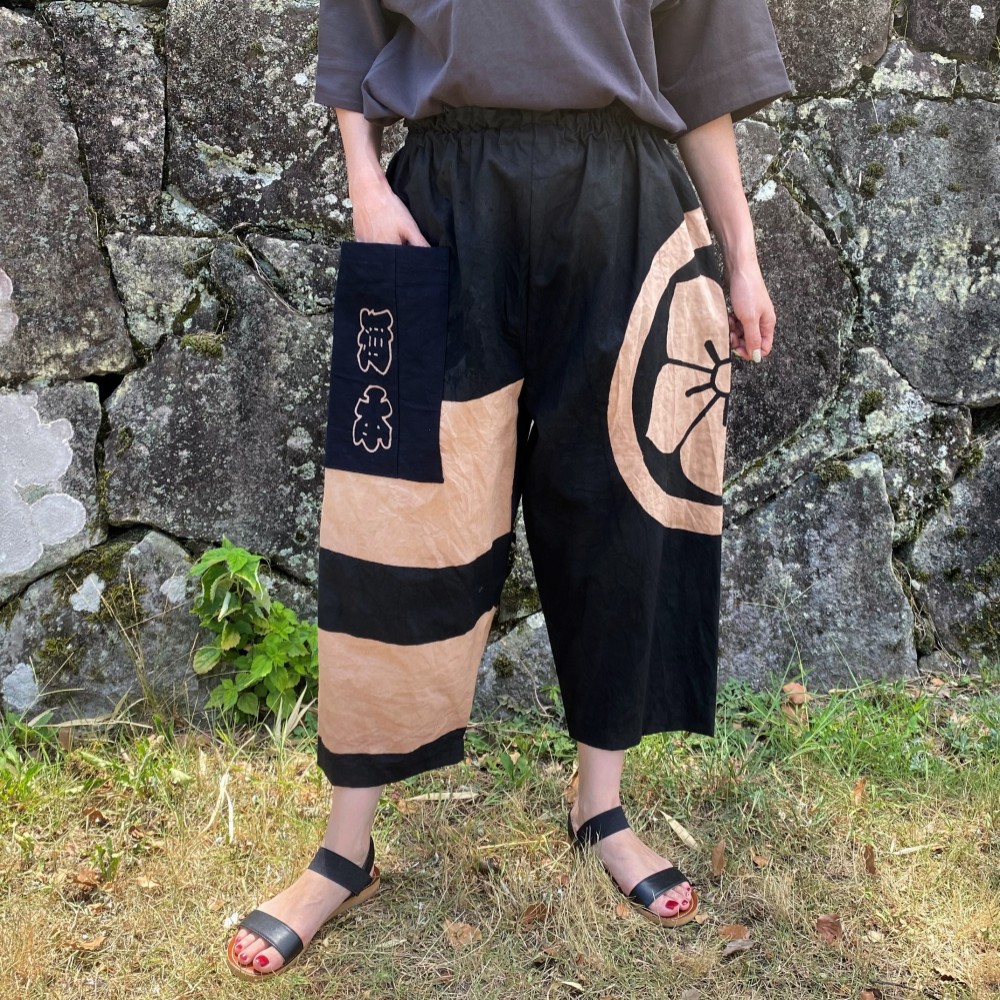 和柄 捜す ワイドパンツ サルエルパンツ 古布リメイク 風呂敷 和柄 捜す ワイドパンツ サルエルパンツ 古布リメイク 風呂敷