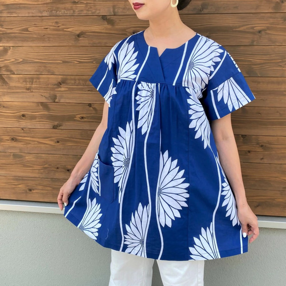 某メーカー ☆浴衣リメイクチュニック☆作家一点もの創作服ミセス30代40 チュニック