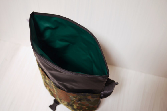ドイツ軍フレクターカモ　迷彩miniDRYバッグ 4枚目の画像