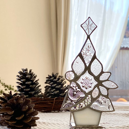 X'masツリー*オーナメントを集めたツリー+＊+ステンドグラス その他