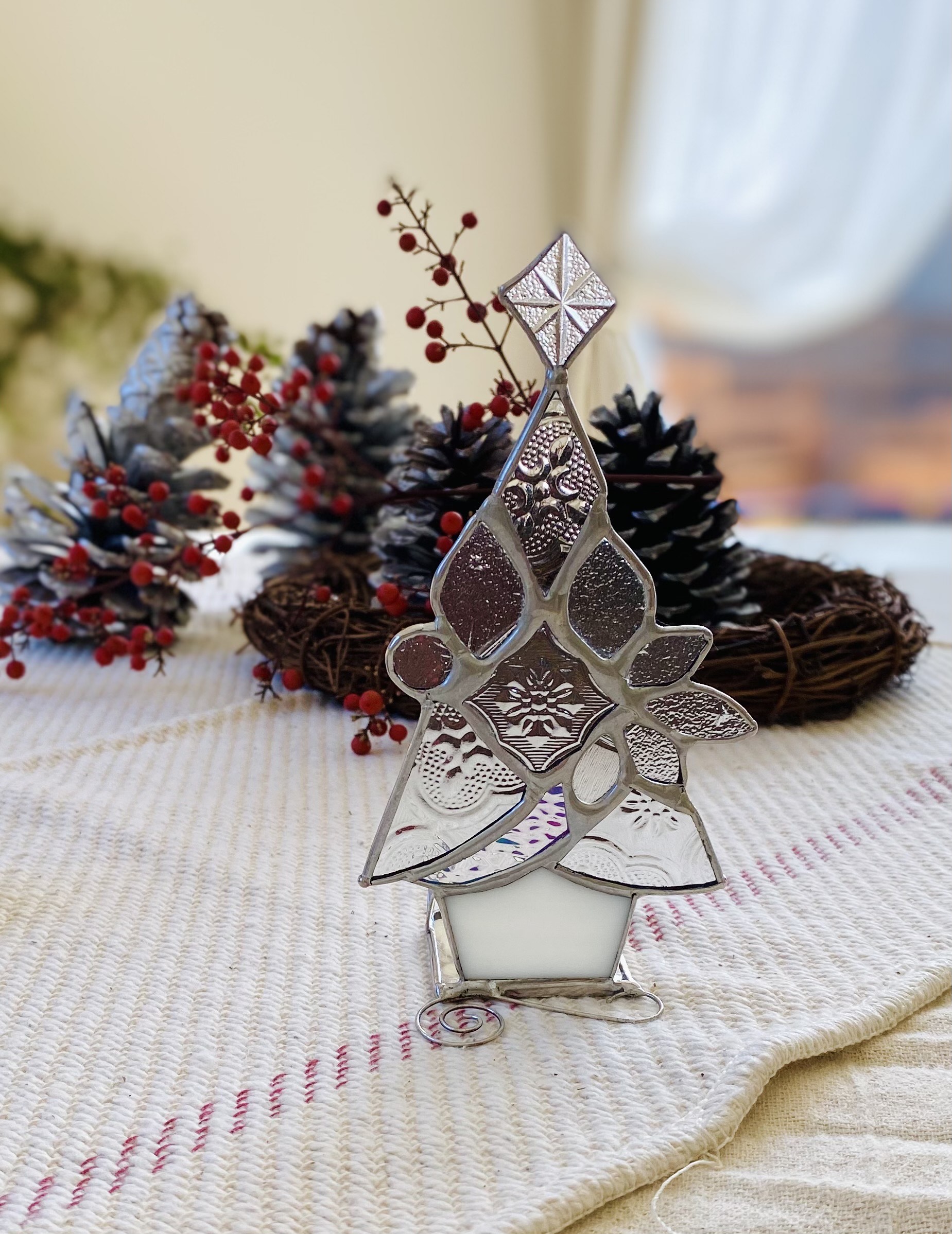 X'masツリー*オーナメントを集めたツリー+＊+ステンドグラス その他