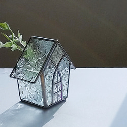 ｽﾃﾝﾄﾞｸﾞﾗｽ*+北欧の家*キャンドルホルダー+**オブジェ キャンドル