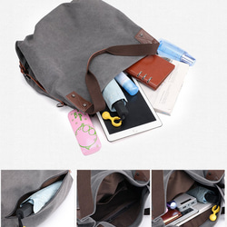 レディース ショルダーバッグ シンプル トートバッグ ハンドバッグ 斜めがけバッグ 3way 鞄 通勤 通学 大容量 8枚目の画像