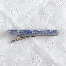 デルフィニウムのブルー*ヘアクリップ 5枚目の画像