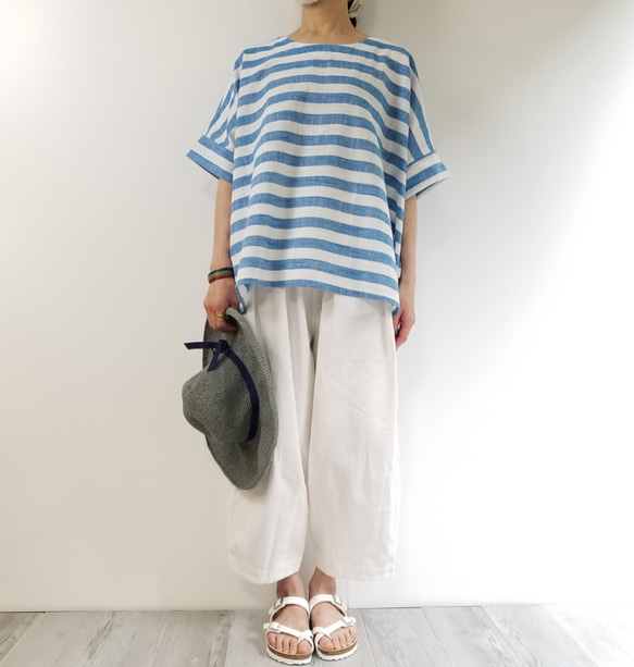 【夏日福袋】清爽馬戲團+條紋T卹套裝 第1張的照片