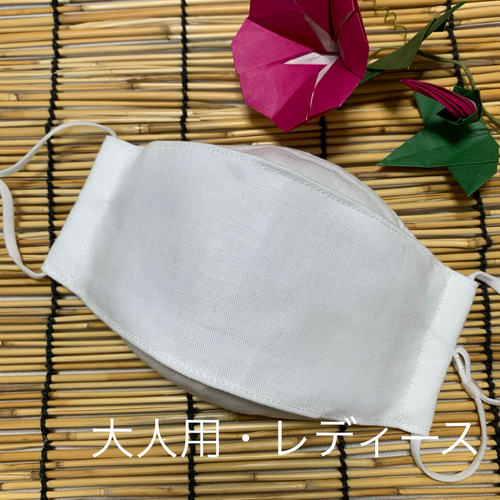 No.214 オーダーマスク カメリア花柄マスクの色変更できますおまとめ割