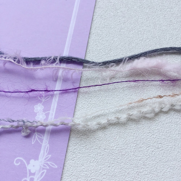混合糸手作り素材-羽メモリー枕- 3枚目の画像