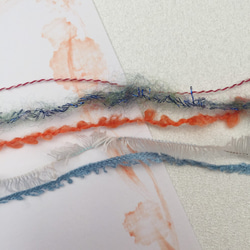 混合紗線 手作材料 - 燈籠魚的背鰭 - 第3張的照片